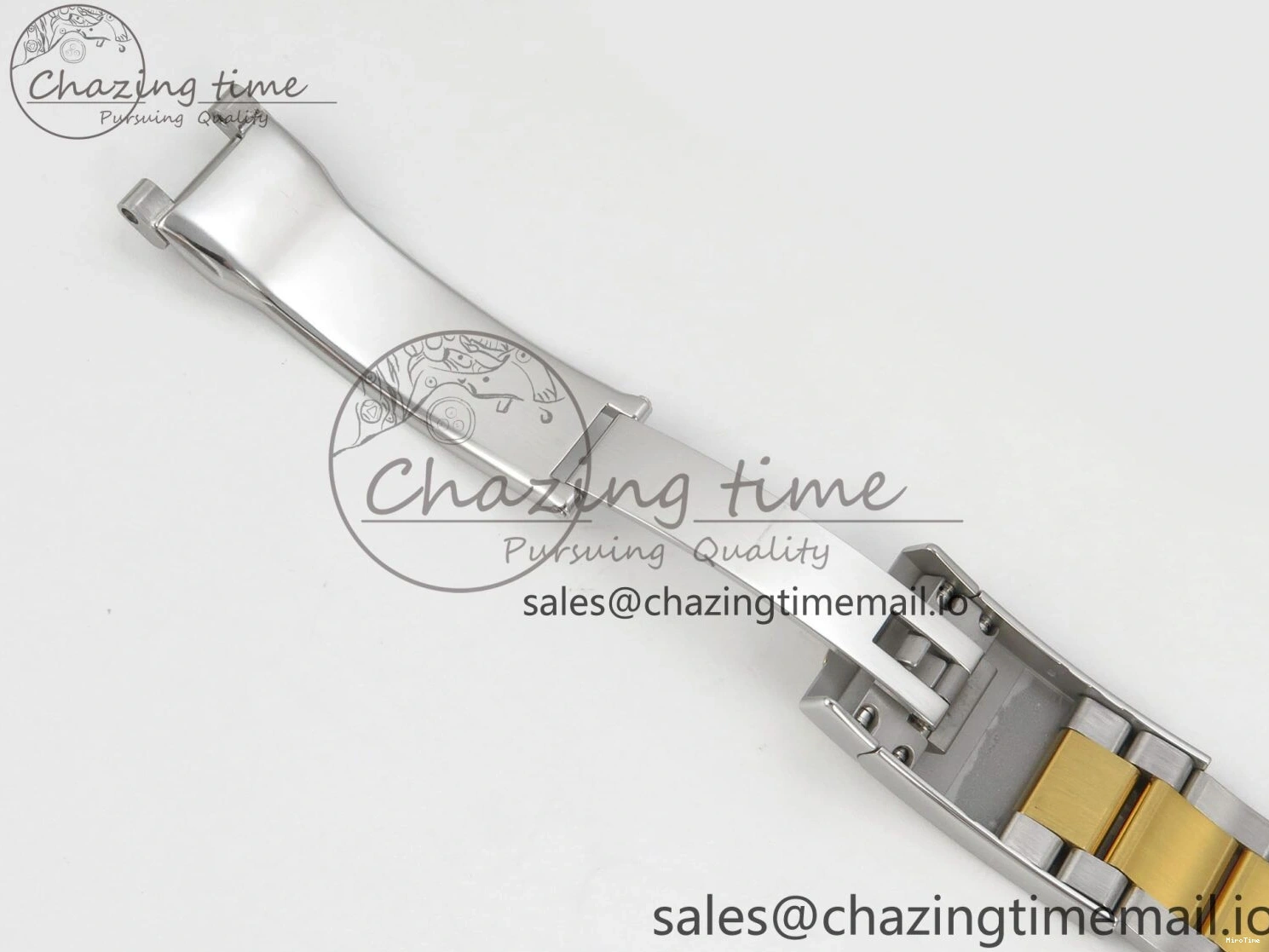 MiroTime 0327 SunProtective DateJust 36 SS YG ARF 1:1 Best Edition 904L Steel YG Leaf Diamonds Dial on Oyster Bracelet SH 87